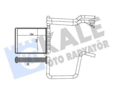 KALORIFER RADYATORU FOCUS III 11 18 TOURNEO CONNECT 1.5-1.6 TDCİ 14