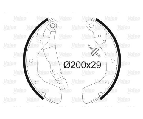 ARKA PABUÇ BALATA CORSA B 3.93-9.00 CORSA C 00-12.09 TIGRA 1.4 1.6 94-00 ASTRA F 92-9.98