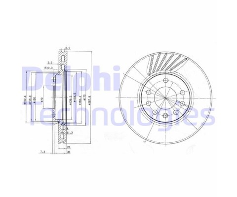 ÖN FREN AYNASI VECTRA B 96 02 SAAB 9-2/9-3 93 03 288x25x7DLxHAVALI 32025723-569357-93182306