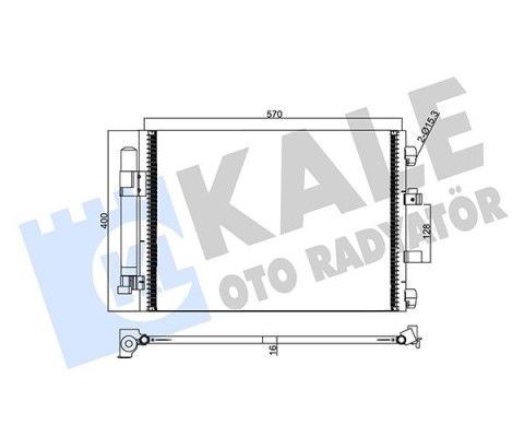KLIMA RADYATORU KONDANSER FOCUS III 1.0 ECOBOOST -1.6TDCI 11 GRAND C-MAX 11 591 377 16