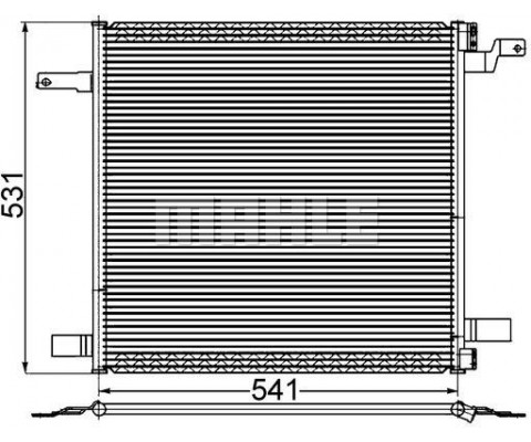 KLIMA RADYATORU MERCEDES ML-CLASS W163 98 05