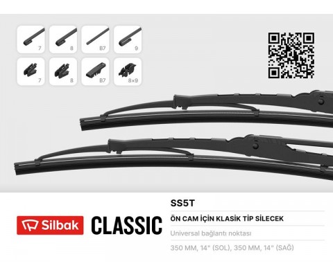SİLECEK SÜPÜRGESİ 340MM M124-SERCE-SKODA-ANADOL-AS250-400-900-BMC TM135-140