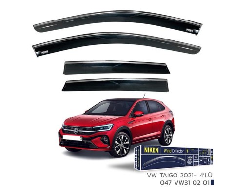 KROMLU CAM RÜZGARLIĞI VW TAIGO 2021- 4LÜ