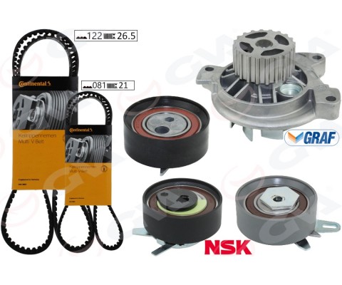 DEVİRDAİMLİ TRİGER SETİ 122x26.5 -081x21 T4 2.5TDI - LT35 2.5TDI ACV-ANJ-AVR