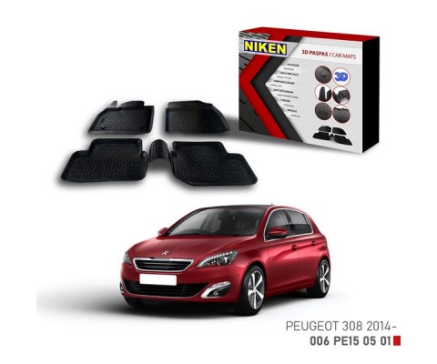 3D PASPAS PEUGEOT 308 2014-