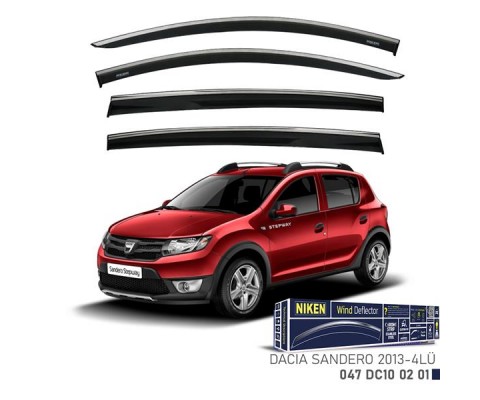 KROMLU CAM RÜZGARLIĞI DACIA SANDERO 2013-2020 4LÜ