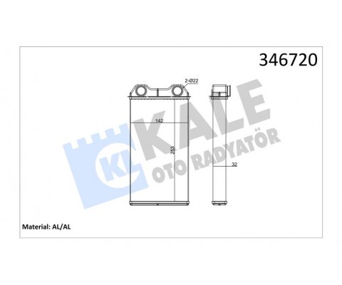 KALORİFER RADYATÖRÜ TRAFFIC II-VIVARO 06 265x149