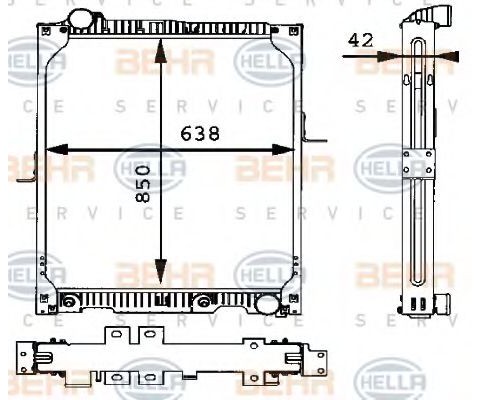 MOTOR SU RADYATORU BMW M57N/67 E39 E60 E65 PREMIUM LINE