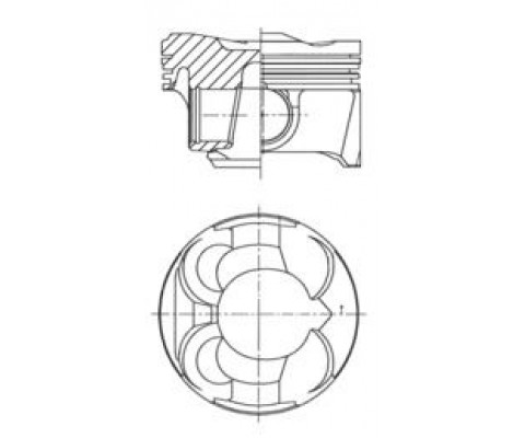 PISTON SEGMAN 0.50mm 77.50mm BMW N13 B16 F20 F30 MINI N18 R55 R56 R58 R59 R60 PEUGEOT 5FW EP6 5008 308 3008 207 CITROEN C3 C4