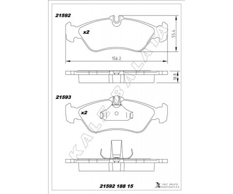 BALATA ARKA SPRINTER 95 -