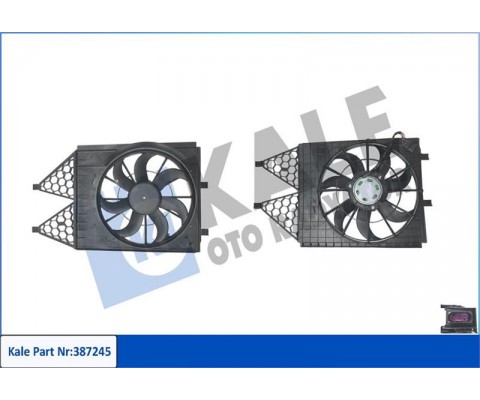 FAN GRUBU SEAT CORDOBA 02 09-IBIZA IV 08 16-TOLEDO IV 12 19-SCODA FABIA I-II 99 08-RAPID 12 19-VOLKS WAGEN POLO 09 1.2 1.4-1.9TDI 1.4-1.6 16V 250-80W 394MM 12V DAVLUMBAZLI FAN MOTORU