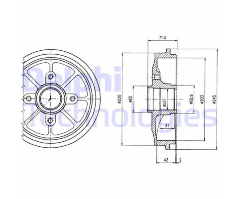 ARKA FREN KAMPANASI C2-C3-C3 II-C3 PLURIEL-P206-P206 T3E -P1007 1.1-1.2-1.4HDI-1.6HDI 03 ABS SİZ P301-P208-C3 III-DS3-C4 CACTUS-C-ELYSEE DV6DTED EURO5 MOTOR 203 42 ABS Lİ / ABS SİZ