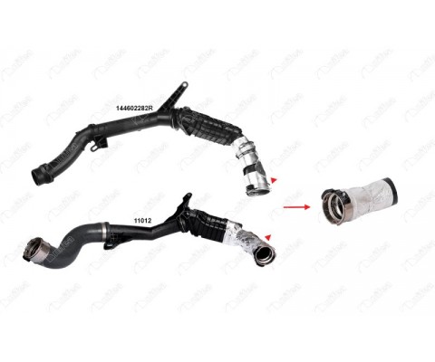 TURBO HORTUMU KÜÇÜK PLASTİK PARÇA CLIO IV-DOKKER-LODGY-LOGAN II-SANDERO II-DUSTER 1.5 DCI 09
