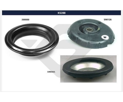 KS174 AMORTİSÖR TAKOZU ÖN KİT C3 1.1-1.4-1.4 VTI-1.4 HDI-1.6 HDI 09