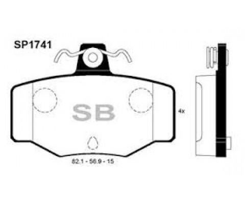 ARKA FREN BALATA NISSAN ALMERA 1.5L QG15DE N16 02- / PRIMERA 1.6L 2.0L GA16 SR20 P11 97-01