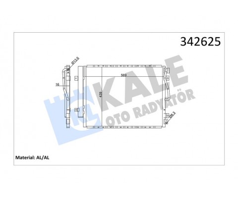 x KLİMA KONDENSERİ KIA SORENTO I AL-AL