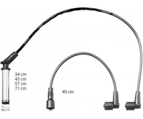 BUJİ KABLOSU TAKIMI OPEL CORSA B-COMBO B 93 00 1.2-1.4İ C12NZ-12NZ-C14NZ