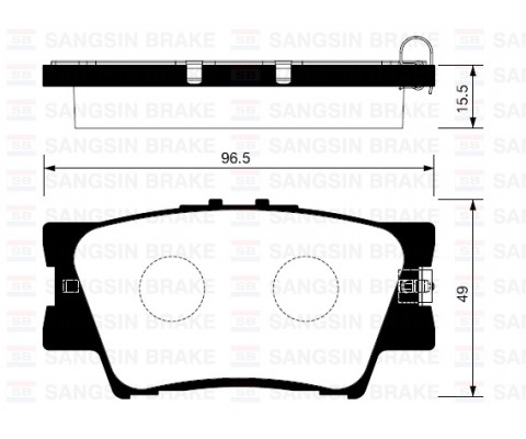 ARKA FREN BALATA TOYOTA RAV4 2.0L 1AZ-FE ACA30 ACA31 06-12 / RAV4 2.0L 1AD-FTV D4-D ALA40 12-