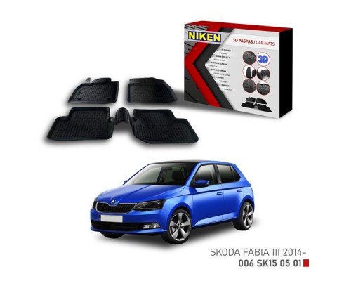 3D PASPAS SKODA FABIA III 2014-