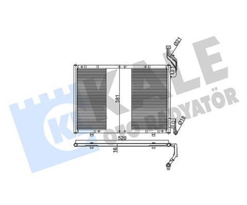 KLIMA RADYATORU FORD B MAX 12 FIESTA VI 1.6 TDCI 12 MT - KURUTUCU YOK