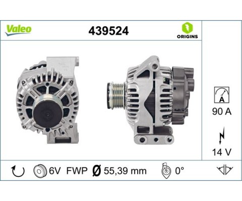 ALTERNATÖR 90A KLİMALI CORSA C-ASTRA G-H-MERIVA A-TIGRA-AGILA-NEMO-BIPPER-GRANDE PUNTO- FIORINO-DOBLO 1.3 JTDI