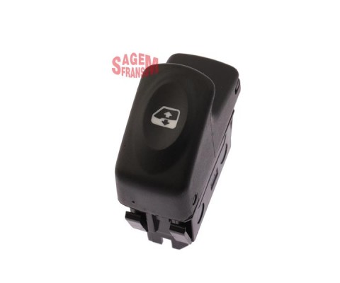 CAM AÇMA DÜĞMESİ CLIO - KANGOO 6 FİŞ SİYAH TEKLİ