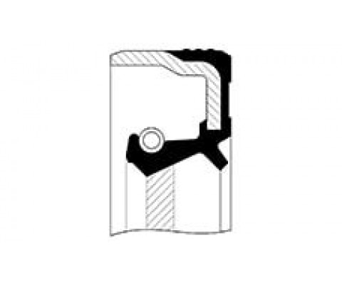 EKSANTRİK KEÇESİ ACCENT 95-06 -ERA 07 H100-GETZ 00 ELANTRA 90-06 35x50x8