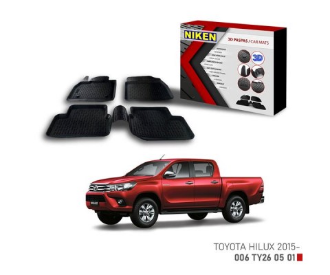 3D PASPAS TOYOTA HILUX 2015-