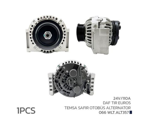 ALTERNATÖR 24V 110A DAF TIR EURO5 TEMSA SAFİR OTOBÜS