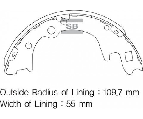 ARKA KAMPANA PABUÇ BALATA HYUNDAI H100 2.5L Kamyonet 04-
