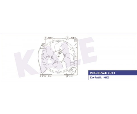FAN GRUBU DAVLUMBAZLI RENAULT CLIO III AC FAN GRUBU 7701068310