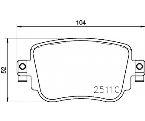 ARKA BALATA VW CADDY IV 2.0TDI 15 CUUF-DFSF 104.1x17.2x51.6