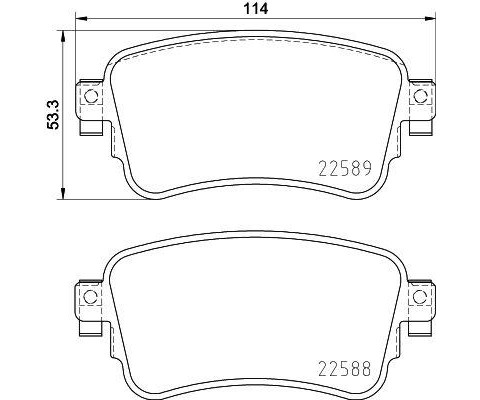 ARKA FREN BALATASI ZAFIRA LIFE 19 VIVARO C 19 JUMPY III 16 EXPERT 16 TOYOTA PROACE 16 290 mm