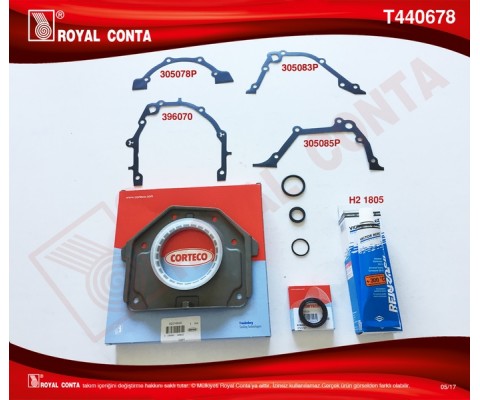ALT TAKIM CONTA CORTECO KEÇELİ GRANDE PUNTO-PALIO-LINEA 1.4 16V 199A6.000