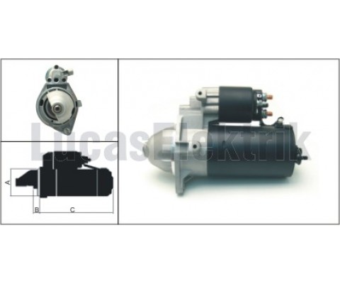 MARS MOTORU 12V-2.0kw-10 DİŞ OPEL ASTRA G-VECTRA B-FRONTERA B-OMEGA B-ZAFIRA A 2.0-2.2 DTI-DTH-DTR