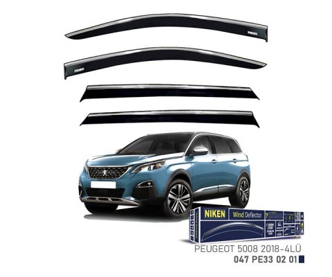 KROMLU CAM RÜZGARLIĞI PEUGEOT 5008 2018- 4LÜ