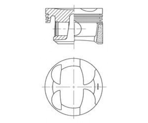 PİSTON SEGMAN STD P207-P208-P308-P508-P2008-P3008-PARTNER-BERLINGO-C3-C4-C5-DS3-DS4 1.6 VTI EP6C 16V MINI N12 N16 R56 R57 R58 R59 R61 77mm