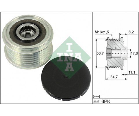 ALTERNATÖR KASNAĞI CORSA E 1.3 B13DTE-B13DTN-B13DTC-B13DTR