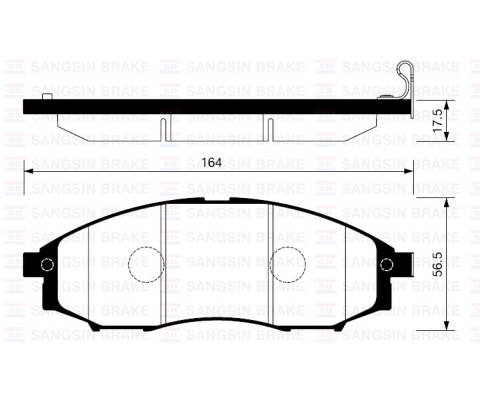 ÖN FREN BALATA NISSAN SKYSTAR 2.5L YD25DDTi D22 4x2 4x4 03- / PATHFINDER 3.2L QD32ETi R50 4x4 97-04