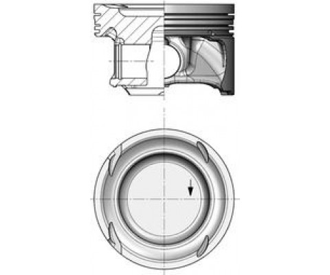 PISTON SEGMAN STD 83.00mm MERCEDES M270.920 W176 W246 C117 X156