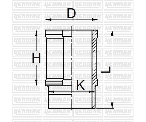 MOTOR GÖMLEĞİ R19 1400 E6J-E7J 75.80 ÇAP STD