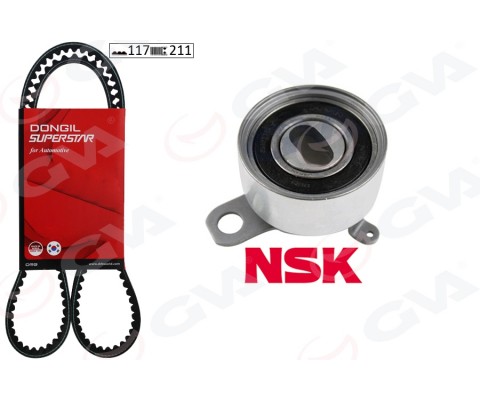 TRİGER KAYIŞ SETİ EKSANTRİK SETİ TOYOTA COROLLA 1.6L 4A-FE enjeksiyonlu AE101 AE111 92-00 1 KAYIŞ 1 RULMAN 117x210
