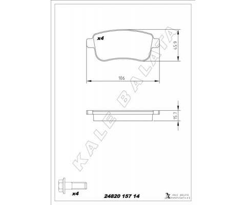 ARKA FREN BALATASI FLUENCE 09 MEGANE III 09 MEGANE IV 15 SCENIC III 09 CLIO V 19 CAPTUR II 20 1.0 TCE 1.2 TCE 1.3 TCE 1.5 DCI 1.6 SCE 440603734R