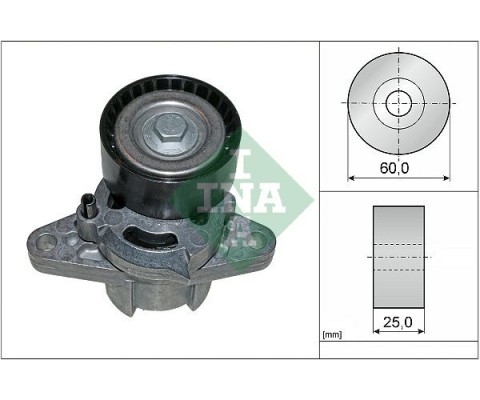 ALTERNATÖR GERGİ RULMANI KÜTÜKLÜ CLIO II-KNG-LGN I-II-MGN-SCENIC 1.4 16V-1.6 16V-LOGAN-SANDERO 1.4