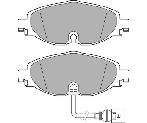 ÖN FREN BALATA AUDI A3 1.0L 1.2L 1.4L 1.5L 1.6L 8V 12- /VW GOLF VII 1.0L 1.2L 1.4L 1.5L 1.6L 8V 12- / PASSAT 1.4L 1.5L 1.6L 2.0L 12- / TIGUAN / SEAT LEON / SKODA OCTAVIA / SUPERB 12-