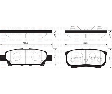 ARKA BALATA OUTLANDER 2.0 4WD-2.4 4WD 03 LANCER ESTATE-WAGON 03 GDB3341-GDB4143