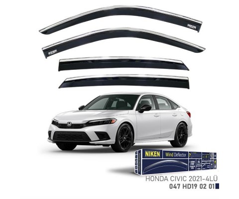 KROMLU CAM RÜZGARLIĞI HONDA CIVIC 2021- SEDAN 4LÜ