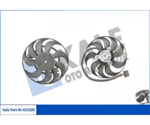 FAN MOTORU DAVLUMBAZLI SAĞ GOLF IV-BORA 99-01 LEON-OCTAVIA-FABIA 1.8-1.8T-1.9TDI-2.0 150W-290mm