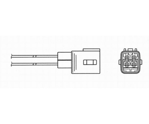 OZA659-EE68 OKSİJEN SENSÖRÜ NGK-1649/NGK-7916/NGK-7954/NGK-7970/NGK-8886