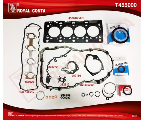 MOTOR TAKIM CONTA REINZ KEÇE SUBAP LAS MGN II-CLIO III-FLUENCE-SCENIC II-III 1.5 DCİ 05 K9K